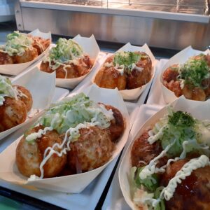 鉄製プレートで作る本格たこ焼き